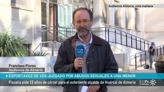 Juicio al exportavoz de Vox en Huércal de Almería acusado de abuso sexual a una menor