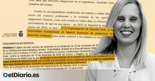 La Justicia confirma la anulación del doctorado de una exdiputada de Ciudadanos por "plagio"
