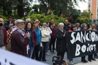 Ley Mordaza para Javier Arjona por participar en una concentración contra el genocidio en Gaza