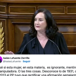 Isaías Lafuente desmonta (otra vez) la cantinela del PP sobre el sufragio femenino: "No sé si es ignorante, mentirosa o manipuladora. O las tres cosas"