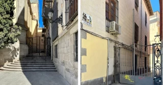 La única calle pública de Madrid que está cerrada... desde 1829: El PSOE pide a Almeida que la abra.Solo la usan los residentes de un edificio de la Iglesia
