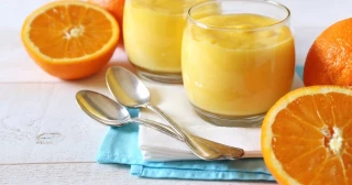 Receta de crema de naranja