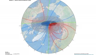 El polo norte magnético de la Tierra ya tiene oficialmente una nueva posición (eng)