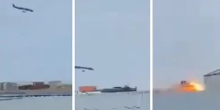 Un avión con 67 pasajeros que iba a a la capital de Chechenia se estrella en Kazajistán: hay 25 supervivientes