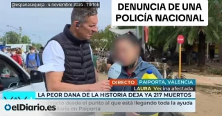 La Dirección de la Policía Nacional ha abierto un proceso sancionador a la agente del Cuerpo que amenazó en televisión con dar “palizas” a los delincuentes que acudieran a robar a Paiporta