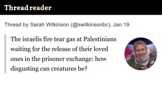 Israel gasea a los palestinos que esperan la liberación de sus seres queridos en el intercambio de prisioneros