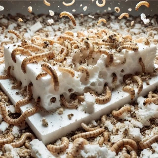 Nueva investigación descubre que los gusanos capaces de comer plástico no lo descomponen químicamente, sino que lo convierten en microplásticos, un subproducto más perjudicial