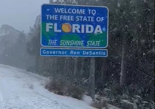 Imágenes de la nevada histórica de Nueva Orleans y Houston. Los meteorólogos: "se hablará de esto durante generaciones"