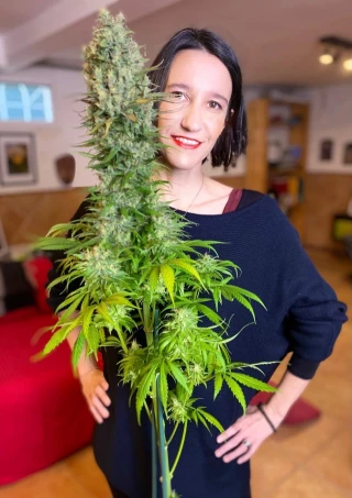 La vida con dolor de Carola Pérez: "Si no se permite, cultivar cannabis es un marrón, pero para pacientes como yo, es eso o el fentanilo"