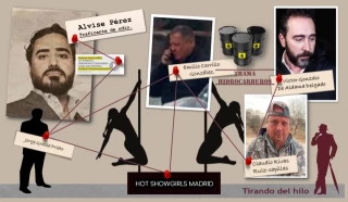 La red de proxenetas que dio cobertura a la financiación irregular de Alvise Pérez