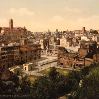 35 increíbles fotocromos de Roma en la década de 1890