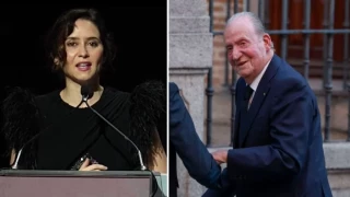 Ayuso presenta a Victoria Federica como protagonista del cartel de la Feria de San Isidro y dice que "se le echa mucho de menos" al rey emérito: "En Madrid se le quiere mucho"
