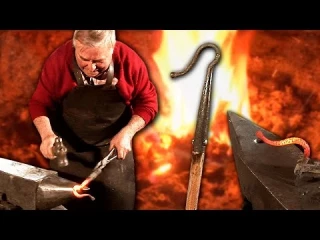 Gancho de pastor para atrapar a las ovejas cojas y curarles las pezuñas. Así es su forja artesanal