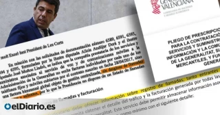 El contrato con la operadora telefónica desmiente a Mazón: obliga a registrar las llamadas “entrantes” y “salientes”