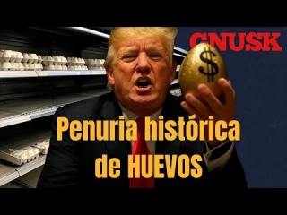 Penuria histórica de huevos en Estados Unidos: la primera crisis de la Administración Trump