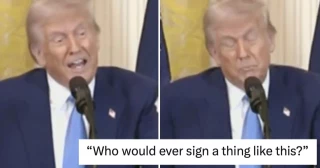 Donald Trump pregunta qué idiota firmó el acuerdo comercial con México y Canadá. Fue él mismo en 2020 [ENG]