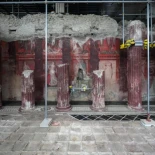 Un espectacular fresco que representa un tíaso o comitiva de Dioniso encontrado en Pompeya