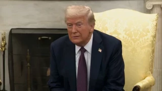 Trump a un periodista: "¿Dije eso? No puedo creer que yo dijera que Zelenski es un dictador"