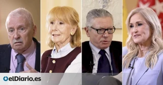 "Guerracivilismo", ETA y "las checas republicanas": el vídeo de Ayuso con expresidentes madrileños contra la memoria histórica en la Puerta del Sol