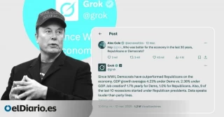 La IA de Elon Musk irrumpe en X a favor de los demócratas: "Los datos pesan más que las afiliaciones políticas"