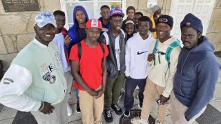 Más de 200 migrantes alojados en Mondariz-Balneario, ejemplo de convivencia