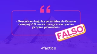 No hay pruebas creíbles que respalden el hallazgo de vastas estructuras subterráneas bajo las pirámides de Egipto