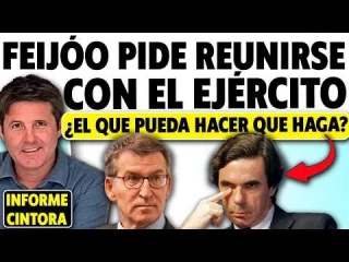 Echados al monte: Feijóo pide reunirse con el ejército y el PP llama perra caniche a una ministra