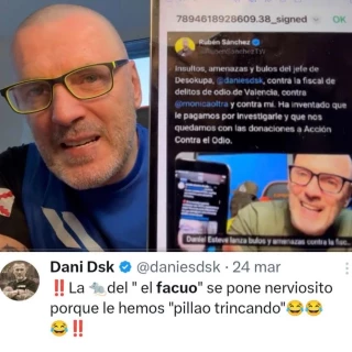 Rubén Sánchez: "Si pretendía intimidarme con sus insultos y bulos, que se ponga a la cola..."