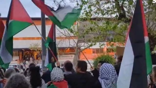 Protestas pro Palestina antes de la visita del Hapoel Tel Aviv