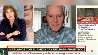 "El amigo gay del papa Francisco": el infame rótulo en El programa de Ana Rosa para una víctima de abusos en la Iglesia