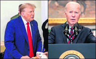 Trump culpa a Biden por caída del PIB; "no tiene nada que ver con los aranceles", dice