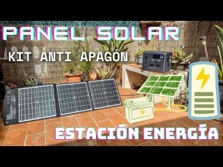 Guía definitiva: panel solar + batería. Kit antiapagon completo