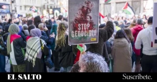 Primera movilización unitaria contra el genocidio en Palestina y por el fin del comercio de armas con Israel