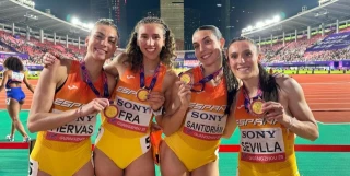 España es campeona mundial del relevo 4x400 metros femenino