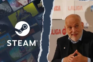 LaLiga y Javier Tebas 'rompen' Steam por culpa de los bloqueos a Cloudflare