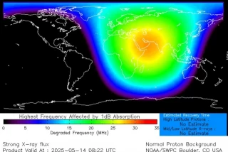 Por si estuvieran pasando pocas cosas, el Sol acaba de causar un apagón de radio con su erupción más potente de 2025