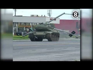 Cuando un exsoldado robó un tanque en 1995 y arrasó un vecindario de San Diego