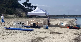 Indignación en Es Carbó: intentan montar una fiesta en plena playa y son sancionados