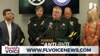 El sheriff de Florida advierte que los manifestantes violentos podrían acabar muertos en el cementerio (EN)