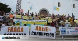 Más de cien personas protestan en Adeje contra Cuna del Alma: ''Nos arrebatan la tierra y nuestro futuro con total impunidad''