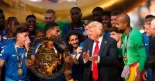 Trump fue abucheado en la final del Mundial de Clubes y criticado por los jugadores del Chelsea por colarse en el festejo