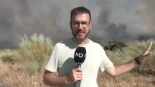 La queja de una bombera forestal contra Telemadrid por "poner en riesgo la vida" de un reportero en el incendio de Méntrida: "¡Por favor! ¡No todo vale!"