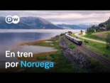 En tren por la costa de Noruega