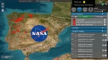 La NASA crea un mapa online para seguir en tiempo real los incendios activos en España y sus áreas quemadas