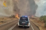 La Guardia Civil detiene a un madrileño de vacaciones en Burguillos del Cerro (Badajoz) como autor de un incendio que afectó a 1.100 hectáreas en esa localidad