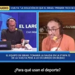 "Si su hijo fuera palestino, no podría dedicarle la etapa" - El Larguero (La Ser)