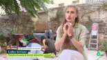 Lidón Soriano, manifestante propalestina en La Vuelta: "La idea es comenzar a meternos en el fútbol y el baloncesto"