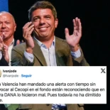 Los mensajes de Es Alert en València ante las lluvias recuerdan los fallos con la DANA: "¿Entonces se podía sin que lo dijera Perrosanxe?"