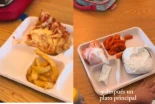VÍDEO | Una española enseña cómo es el menú escolar en EEUU: “Muy equilibrado todo en infartos unidos”