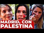Masiva manifestación en Madrid en apoyo a Palestina y contra Netanyahu